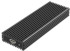 Externt M.2 SSD kabinett, USB 3.1, USB-C, 10Gbps, svart Externt M.2 SSD kabinett, USB 3.1, USB-C, 10Gbps, svart